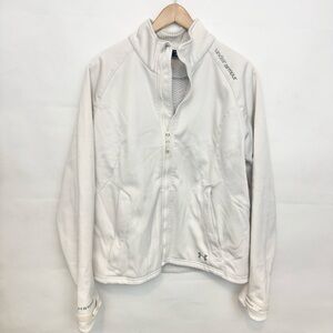 Under Armor Cold Gear Infrared Jacket Womens White Zip Up Cold weather coat  L